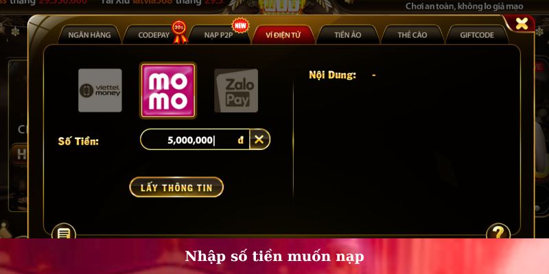 nạp tiền