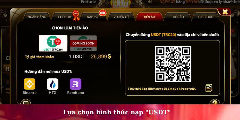 nạp tiền