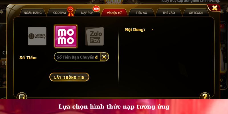 nạp tiền