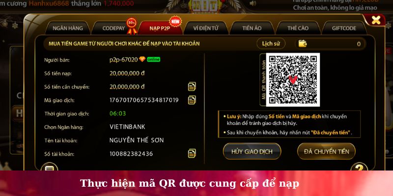 nạp tiền